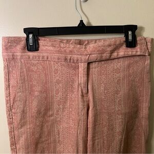 Lowrise Pink Paisley Jeans